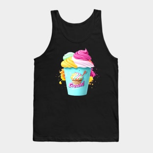 Ice cream cup Tank Top